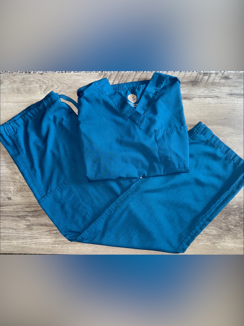 Sanibel Men's Medical Scrub Set in Teal Blue